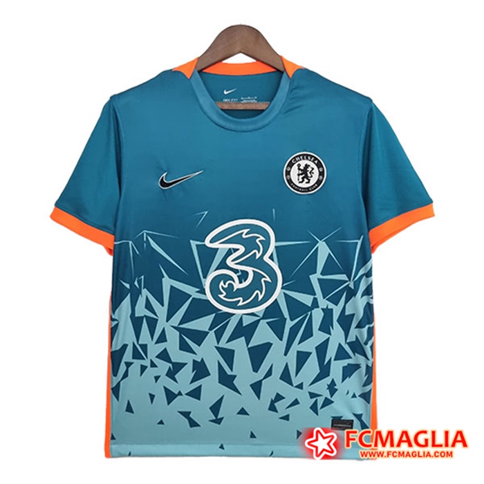 T Shirt Allenamento FC Chelsea Azzurro 2022/2023