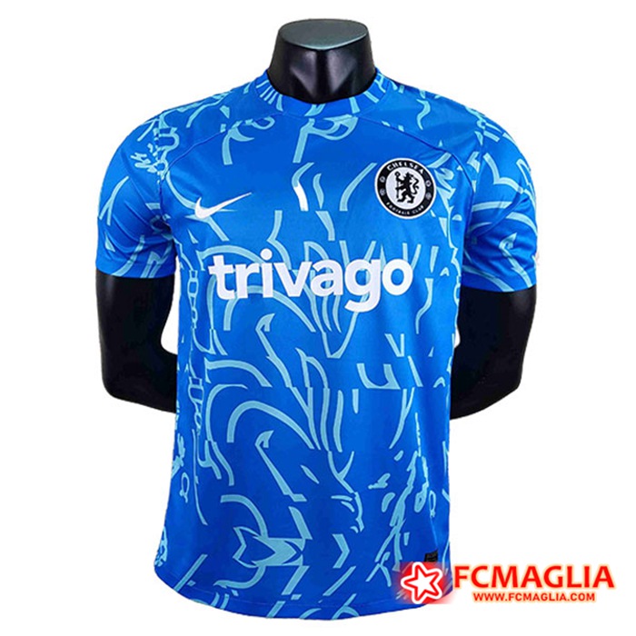 T Shirt Allenamento FC Chelsea Blu/Bianco 2022/2023