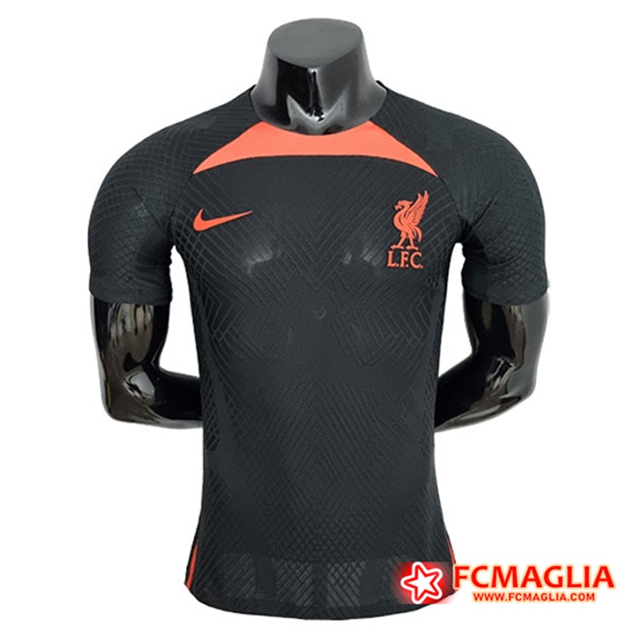 T Shirt Allenamento FC Liverpool Player Version Nero 2022/2023