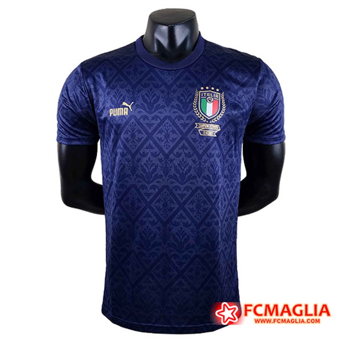 Maglie Calcio Italia Commemorative Edition Blu Navy 2022