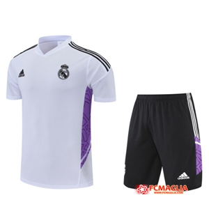 T Shirt Allenamento +Pantaloncini Real Madrid Nero 2022/2023