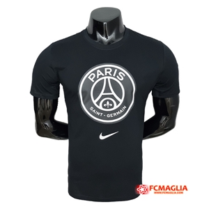 T Shirt Allenamento PSG Nero 2022/2023