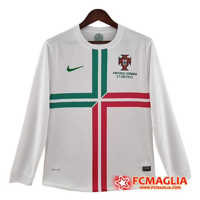 Maglie Calcio Portogallo Retro Seconda Manica Lunga 2012