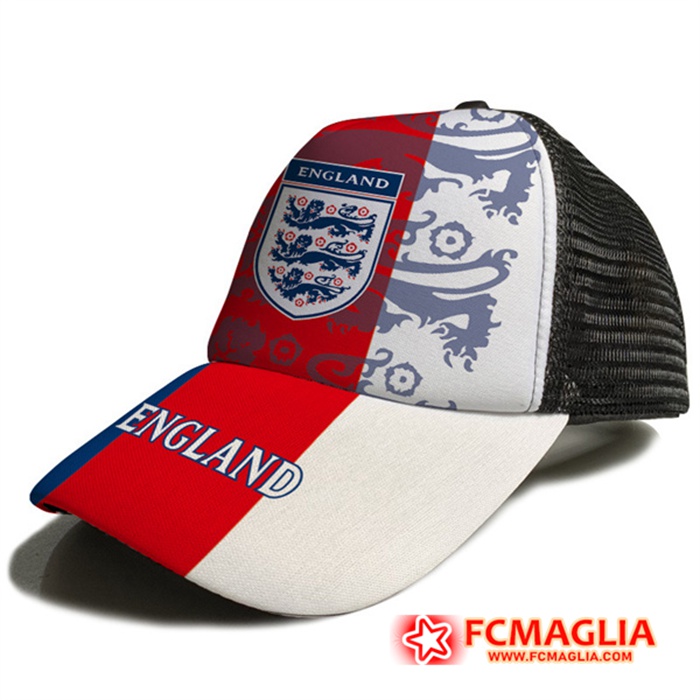 Cappello Da Calcio Inghilterra Bianco/Rosso 2023