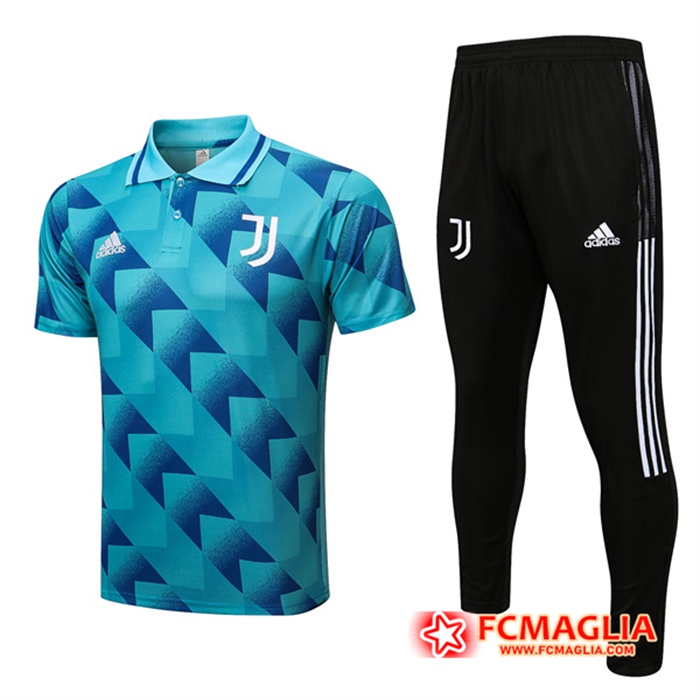 Kit Maglia Polo Juventus Blu 2022/2023