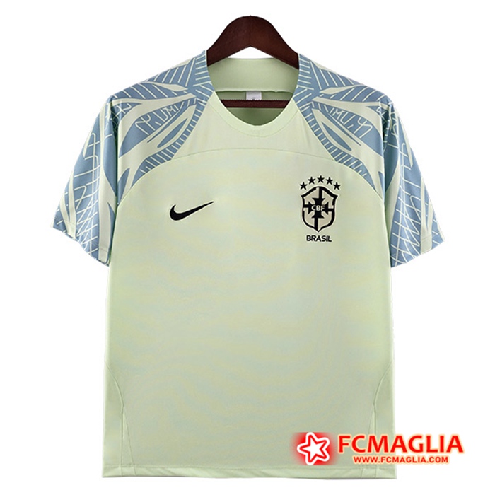 T Shirt Allenamento Brasile Verde 2022/2023