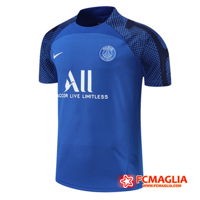 T Shirt Allenamento PSG Blu 2022/2023