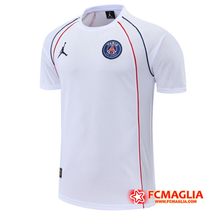 T Shirt Allenamento Jordan PSG Bianco 2022/2023