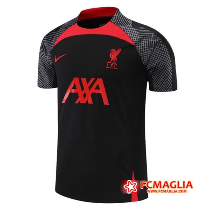 T Shirt Allenamento FC Liverpool Nero 2022/2023