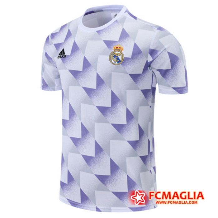 T Shirt Allenamento Real Madrid Bianco/Grigio 2022/2023