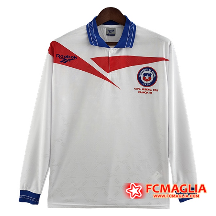 Maglie Calcio Chile Retro Seconda Manica Lunga 1998