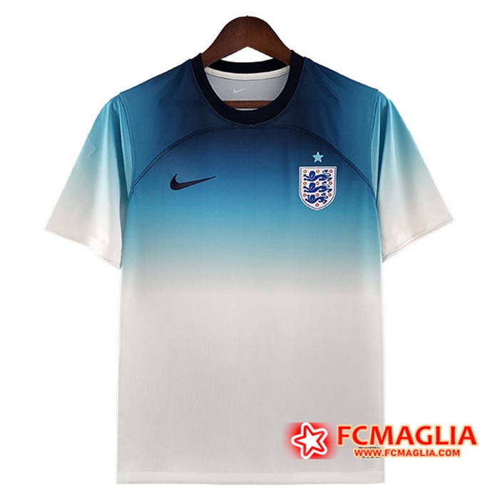 Maglia Nazionale Inghilterra Bianco/Blu 2022/2023
