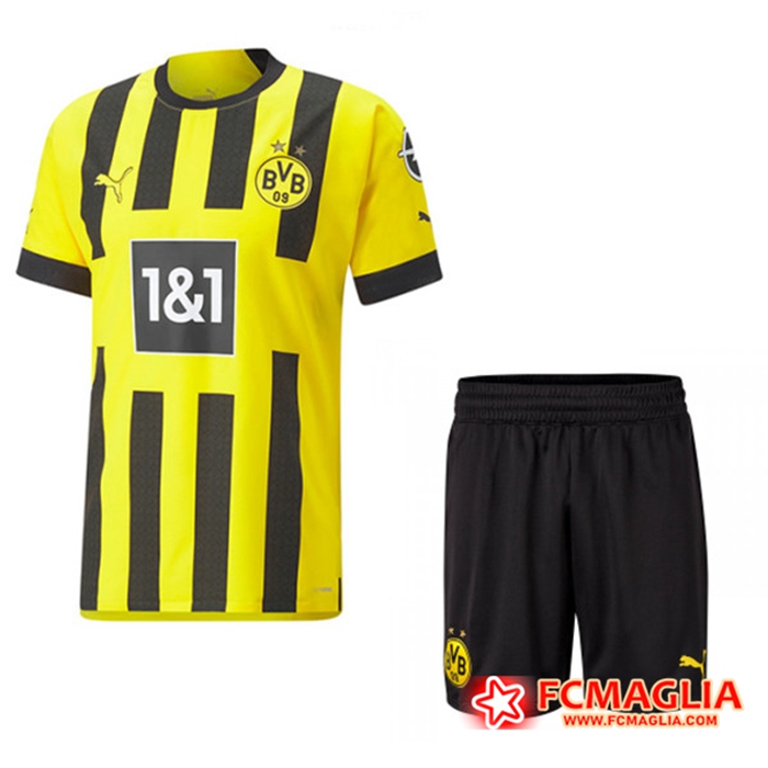 Kit Maglia Dortmund BVB Prima + Pantaloncini 2022/2023