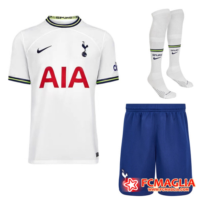 Kit Maglia Tottenham Hotspurs Prima (Pantaloncini + Calzini) 2022/2023