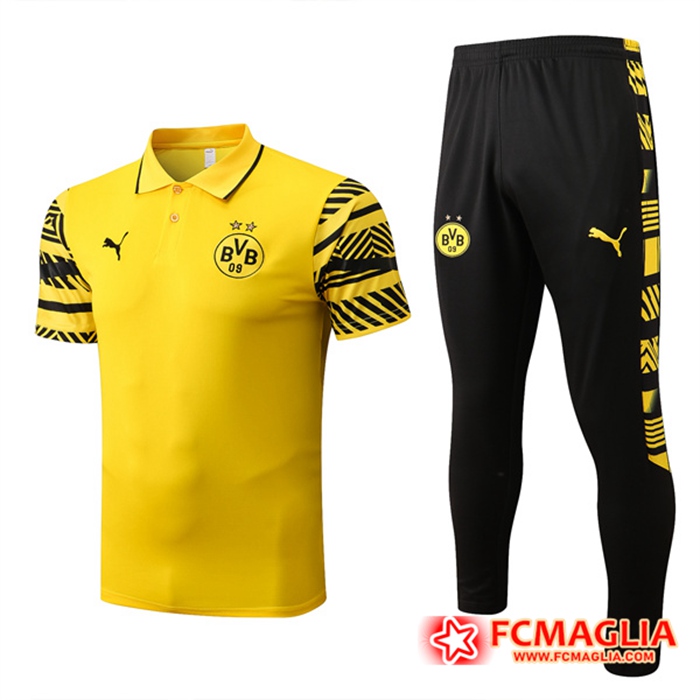 Kit Maglia Polo Dortmund BVB Giallo 2022/2023