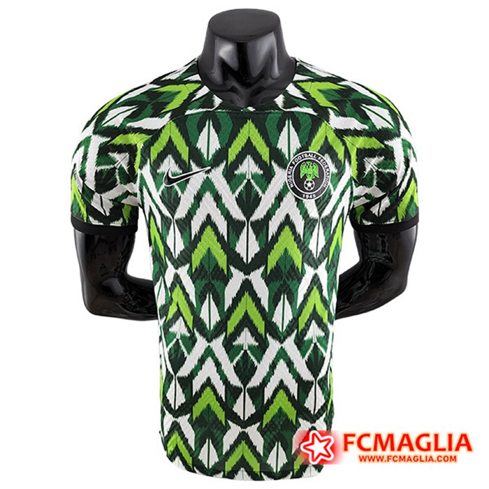 Maglie Calcio Nigeria Bianco/Verde Coppa Del Mondo 2022