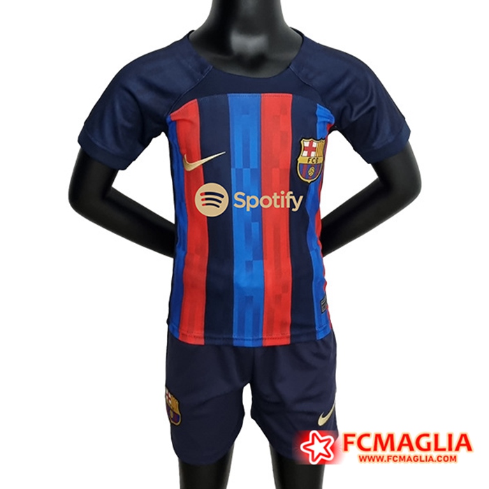 Nuova Maglie Calcio FC Barcellona Bambino Prima 2022/2023