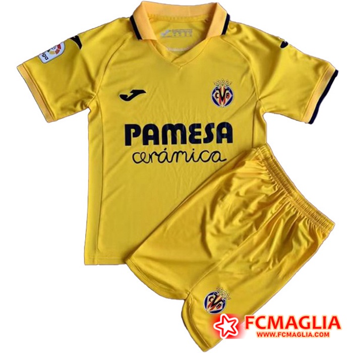 Nuova Maglie Calcio Villarreal CF Bambino Prima 2022/2023