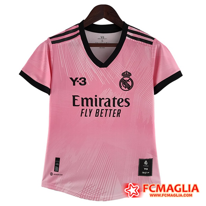 Maglie Calcio Real Madrid Donna Y3 Rosa 2022/2023