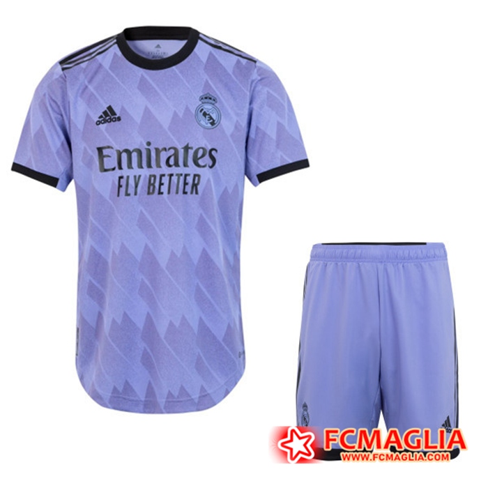 Kit Maglia Real Madrid Seconda + Pantaloncini 2022/2023