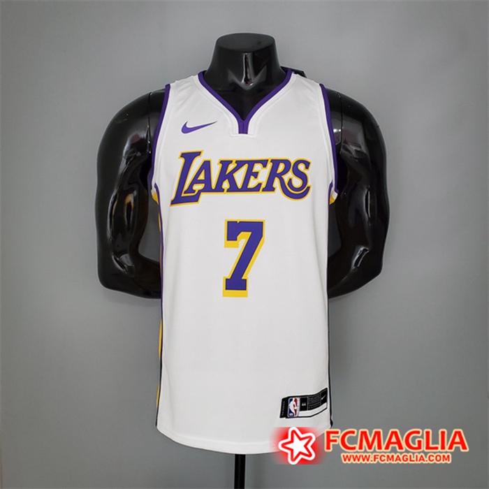 Maglia Los Angeles Lakers (Anthony #7) Bianco/Viola