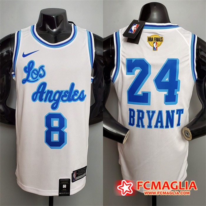 Maglia Los Angeles Lakers Before (Bryant #8) After (Bryant #24) Bianco