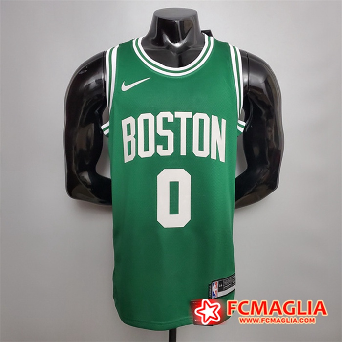 Maglia Boston Celtics (Tatum #0) Verde