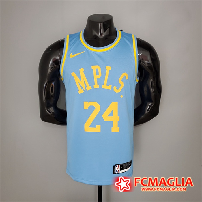 Maglia Los Angeles Lakers (Bryant #24) 2021 Blu Minneapolis Edition