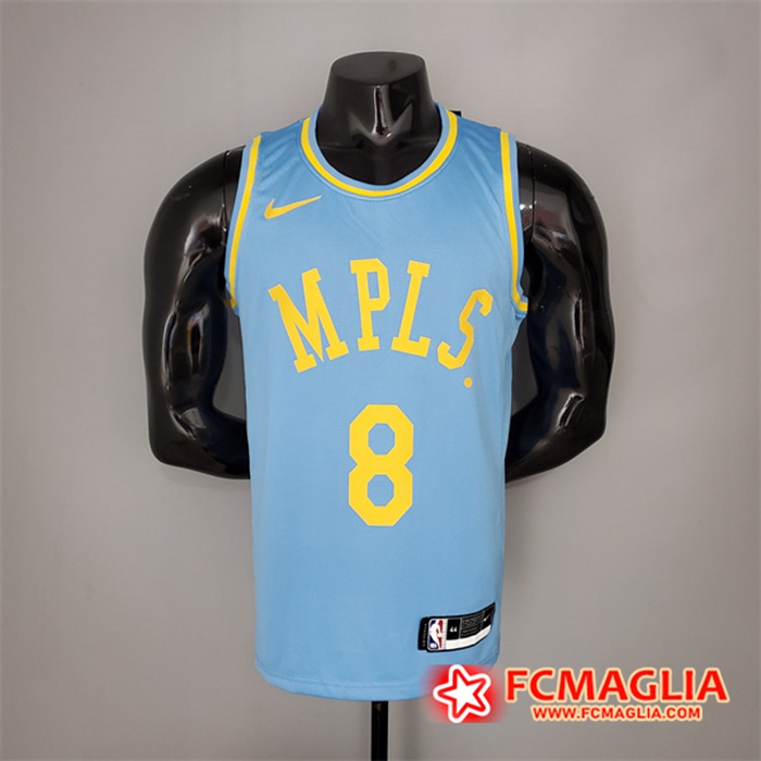 Maglia Los Angeles Lakers (Bryant #8) 2021 Blu Minneapolis Edition