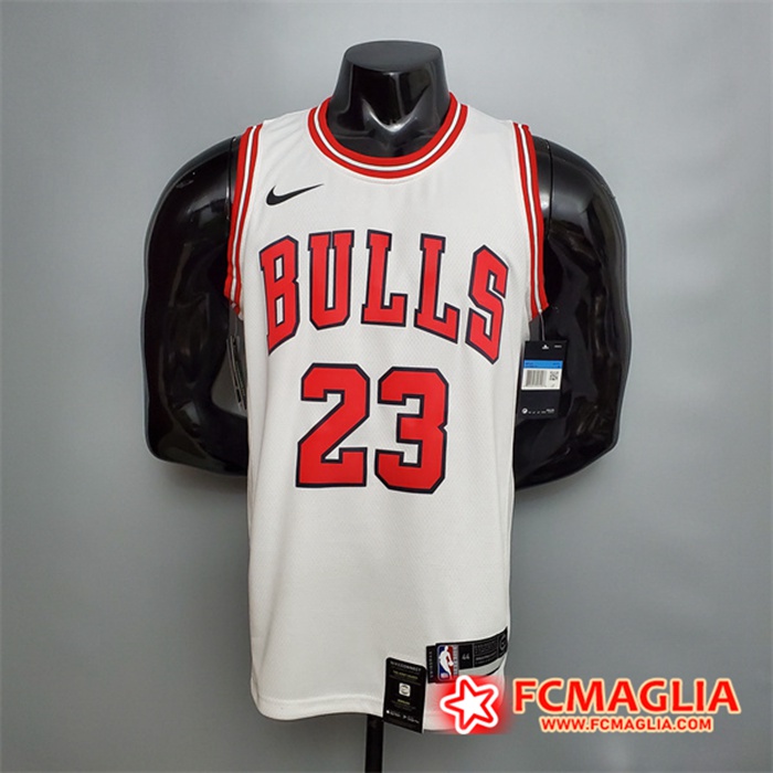 Maglia Chicago Bulls (Jordan #23) Bianco