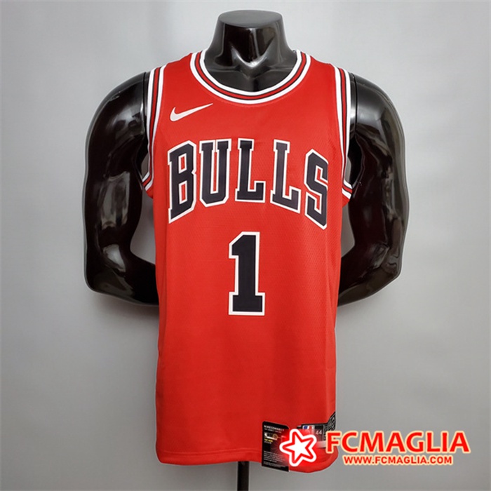 Maglia Chicago Bulls (Rosa #1) Rosso