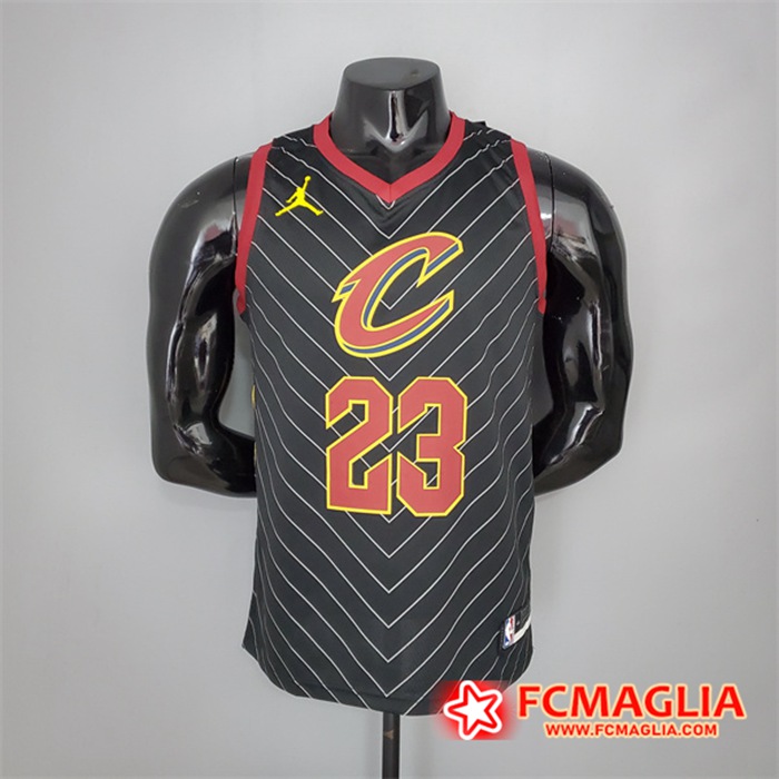 Maglia Cleveland Cavaliers (James #23) 2021 Nero Jordan Theme Limited Edition