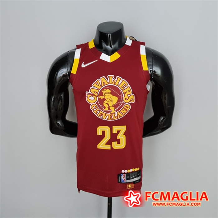 Maglia Cleveland Cavaliers (James #23) 2022 Rosso Urban Edition