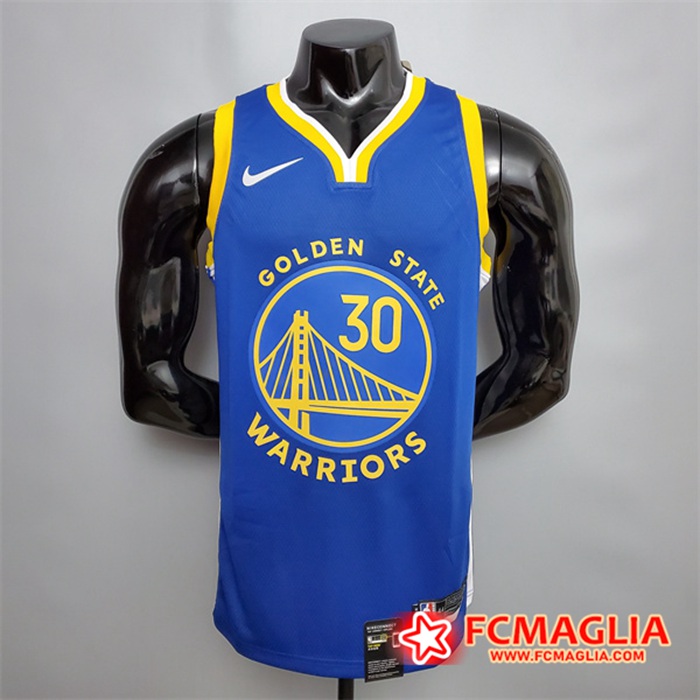 Maglia Golden State Warriors (Curry #30) Blu