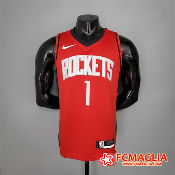 Maglia Houston Rockets (McGrady #1) 2021 Rosso