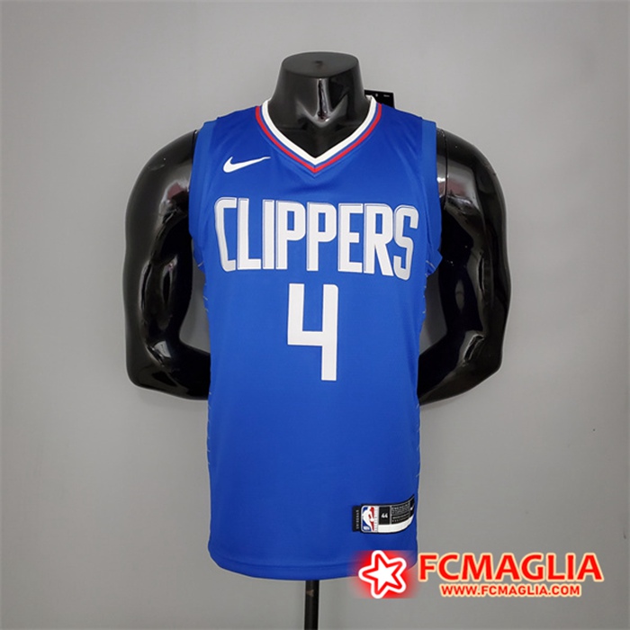 Maglia Los Angeles Clippers (Rondo #4) Blu Limited Edition