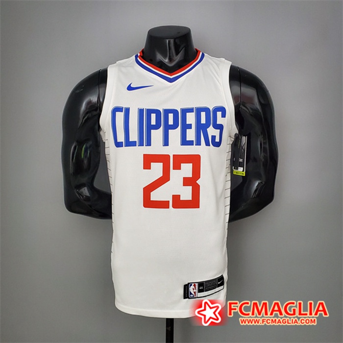 Maglia Los Angeles Clippers (Williams #23) Bianco Limited Edition