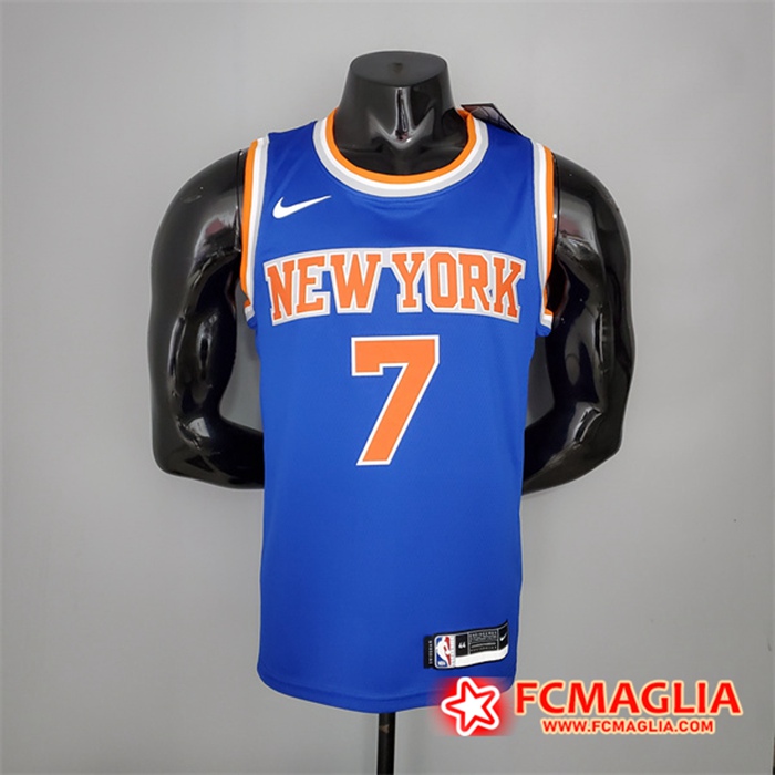 Maglia New York Knicks (Anthony #7) 2021 Blu