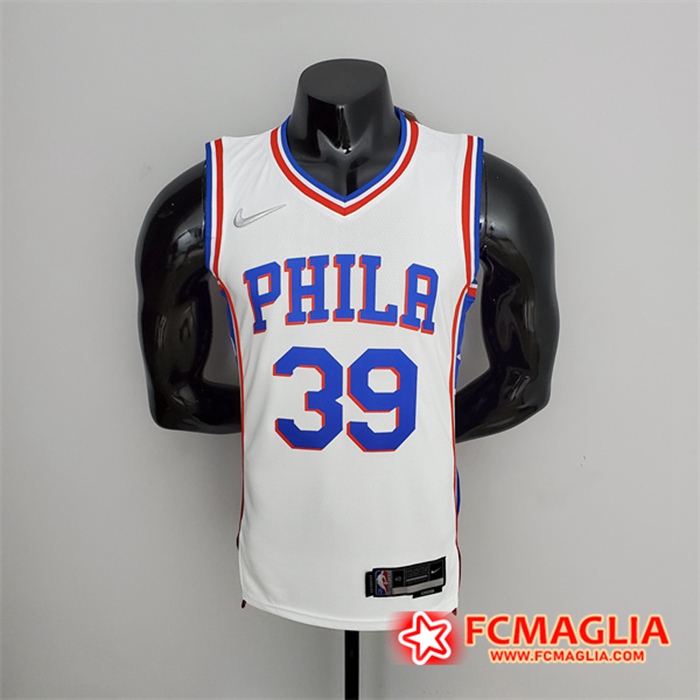 Maglia Philadelphia 76ers (Howard #39) Bianco 75th Anniversary