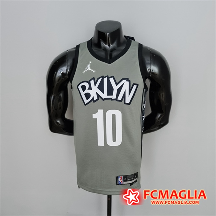 Maglia Brooklyn Nets (Simmons #10) Grigio 75th Anniversary City Edition