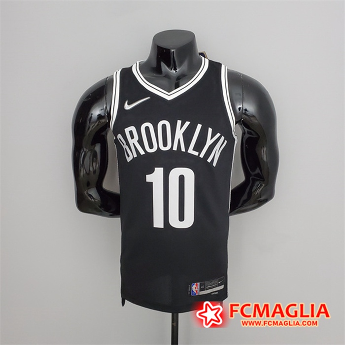 Maglia Brooklyn Nets (Simmons #10) Nero 75th Anniversary
