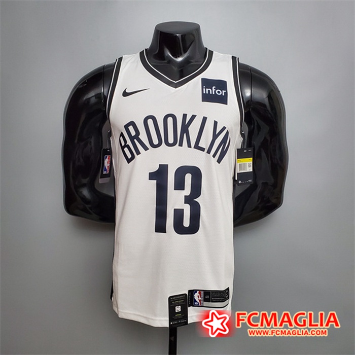 Maglia Brooklyn Nets (Harden #13) Bianco