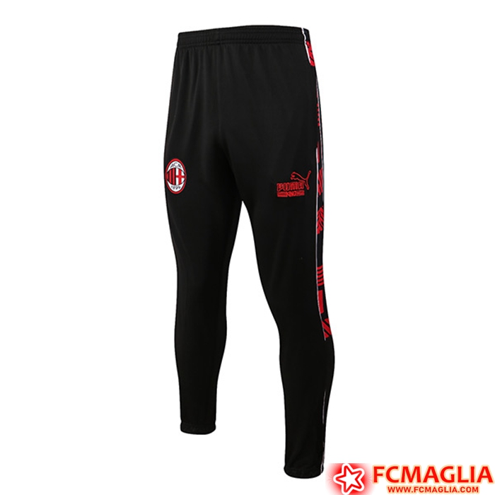 Pantaloni Da Allenamento AC Milan Nero 2022/2023 -02