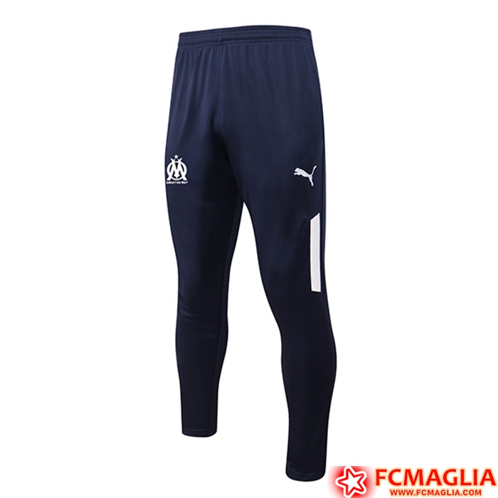 Pantaloni Da Allenamento Marsiglia blu navye/Bianco 2022/2023