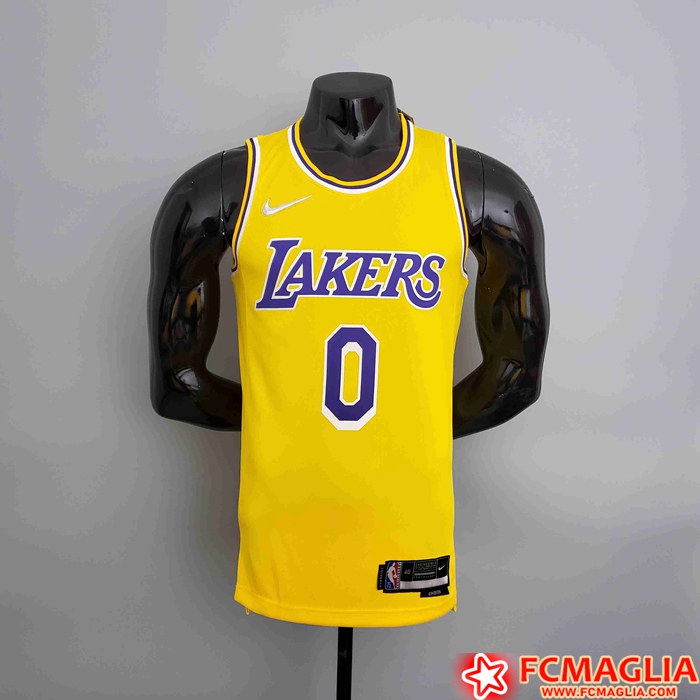 Maglia Los Angeles Lakers (YOUNG #0) Giallo