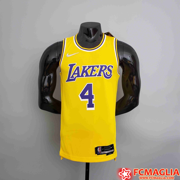 Maglia Los Angeles Lakers (RONDO #4) Giallo
