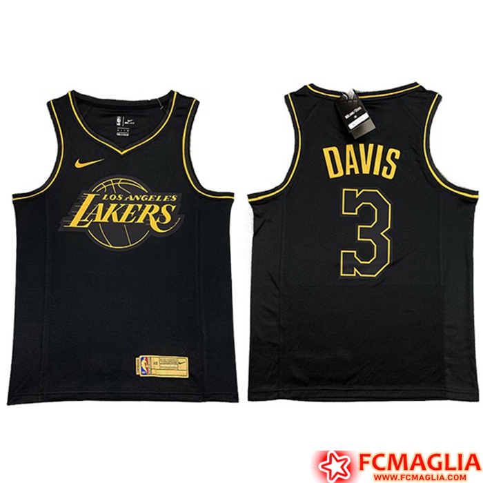 Maglia Los Angeles Lakers (DAVIS #3) Nero