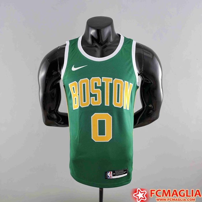 Maglia Boston Celtics (TATUM #0) Verde