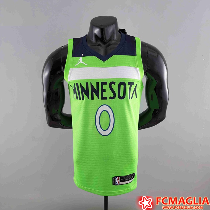 Maglia Minnesota Timberwolves (RUSSELL #0) Verde Air Jordan