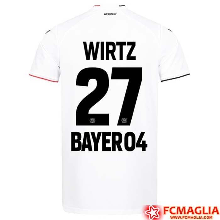 Maglie Calcio Leverkusen (WIRTZ #27) 2022/23 Terza